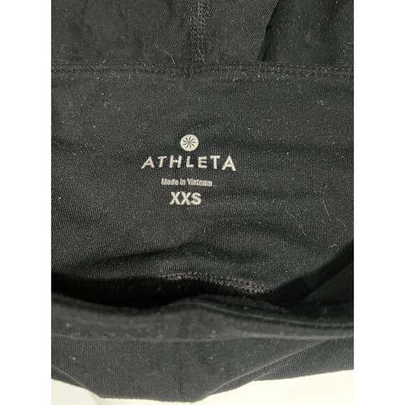 Athleta Black High Rise Chaturanga Tight Size XXS Stretchy Athleisure Comfy Wm’s - Picture 4 of 6